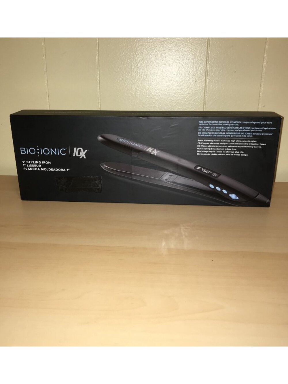 BIO IONIC 10x Pro Styling Iron, 1 Inch- Z-10XFI-1.0